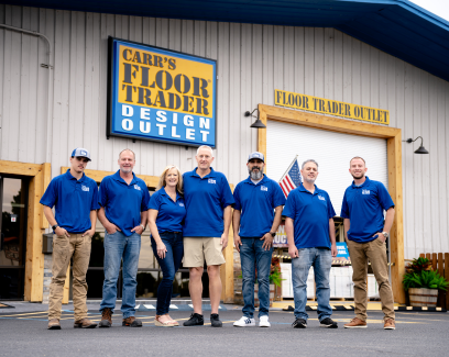 team at Carr's Floor Trader