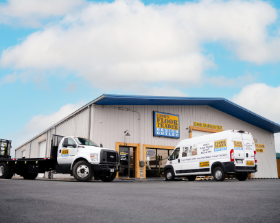 Outside view of floor trader showroom